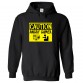 Caution Angry Gamer Kids & Adults Unisex Hoodie